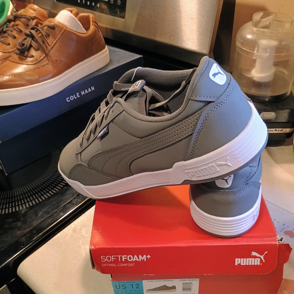 Puma Men's Gray Sneakers - Picture 3 of 7
